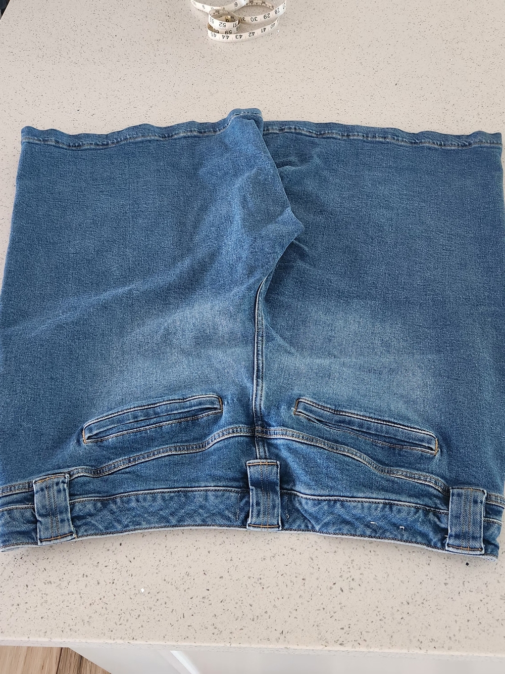 Lane Bryant Plus Size Womens Size 20 Palazzo Denim Jeans shorts culottes - Picture 7 of 13